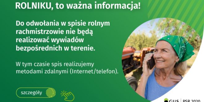 Baner - spis rolny 2020