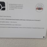 Termomodernizacja budynku publicznego w Głuchowie przy Al. Klonowej 5 tablica